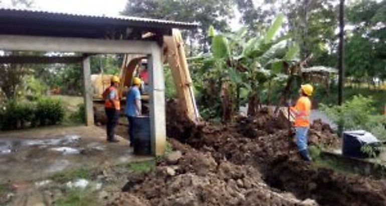 Inician trabajos del proyecto de abastecimiento de agua potable en Darin