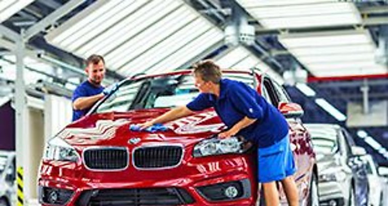 BMW en su planta de Leipzig