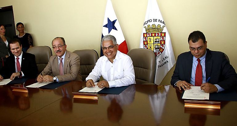 Firma de cooperacin interinstitucional  Alcalda de Panam