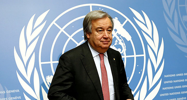 Antnio Guterres  Secretario general de la ONU