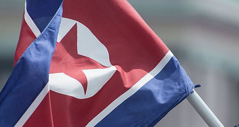 Bandera Corea del Norte