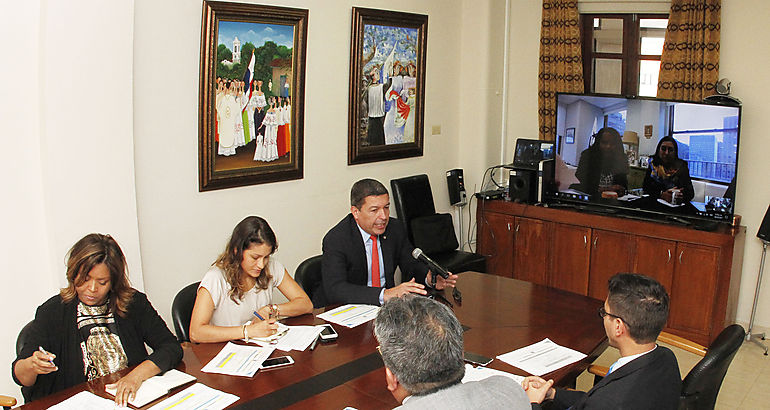 Videoconferencia Ministerio de Relaciones Exteriores