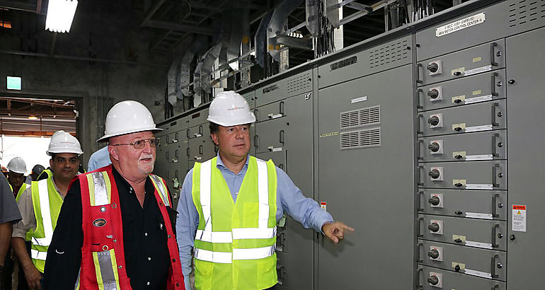 Presidente Juan Carlos Varela recorri las fases de construccin de la planta Cobre Panam