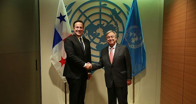 Presidente Varela reitera respaldo a la ONU