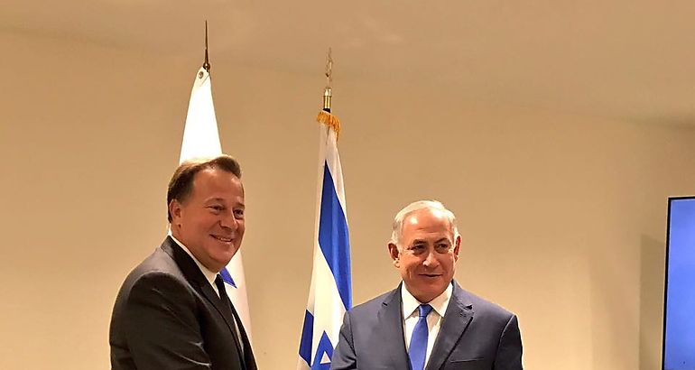 Presidente Varela y Primer Ministro de Israel Benjamn Netanyahu