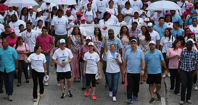 Caminata para prevencin contra el cncer 