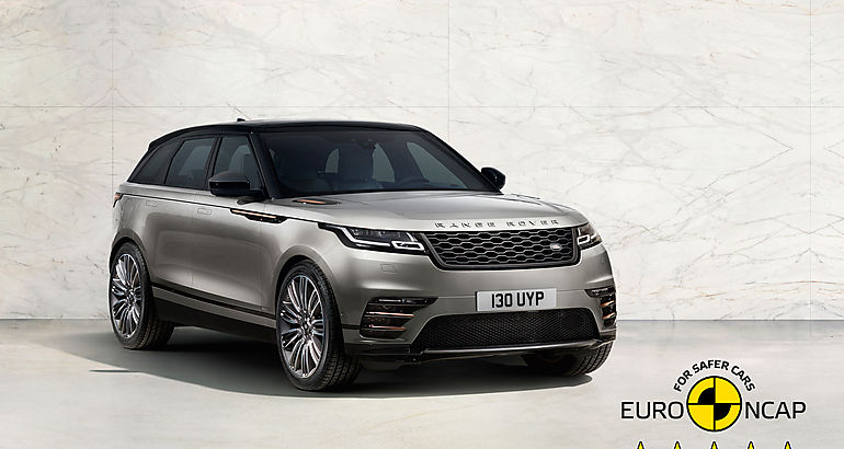 El Range Rover Velar cinco estrellas Euro NCAP