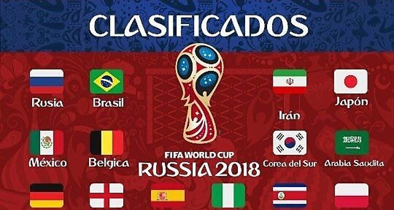 Clasificados en Rusia 2018