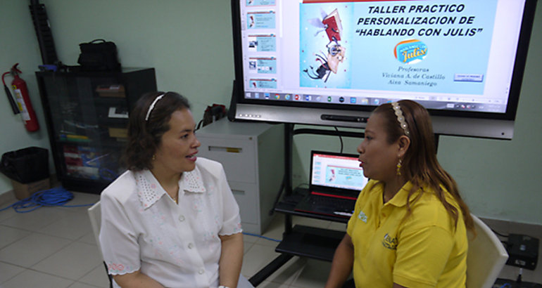 Taller de personalizacin del programa Hablando con Julis