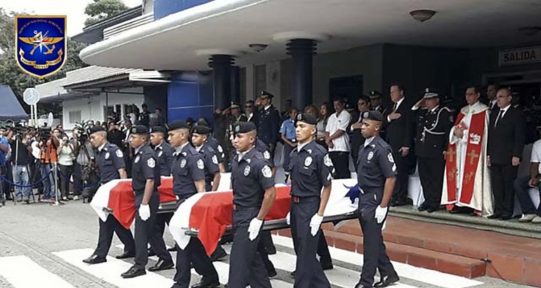 Funeral policial  aeronavales