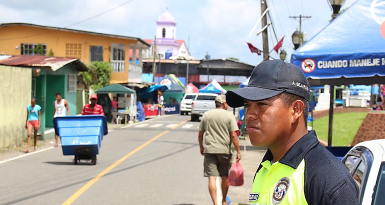 Operativo de seguridad en Portobelo