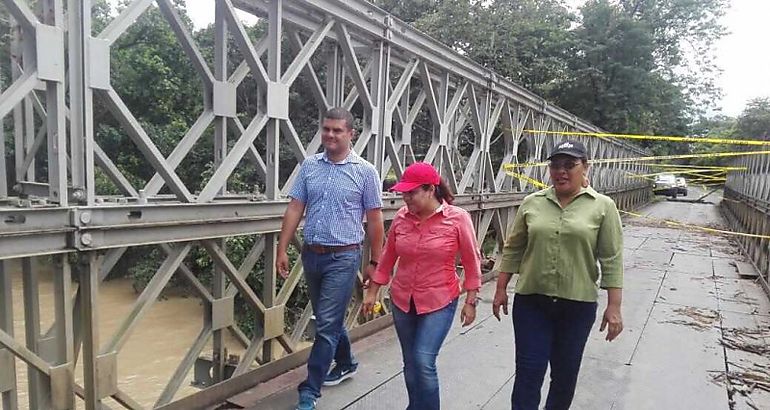 Inspeccin a puente vehicular en Toro Bravo La Pintada