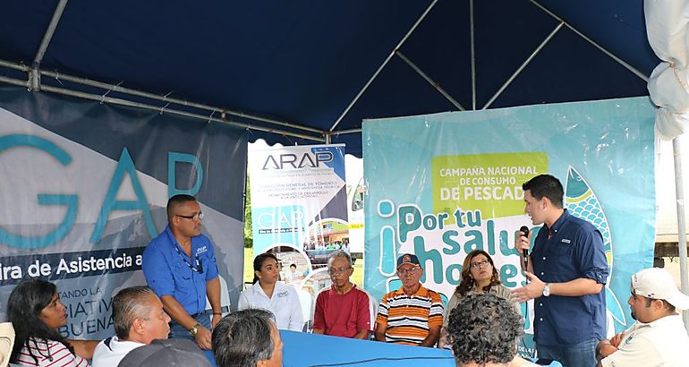 Gira de Asistencia a Pescadores en Playa Arenal Pedas  Los Santos 