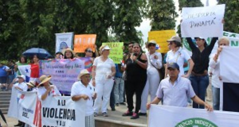 Manifestacin sobre la corrupcin