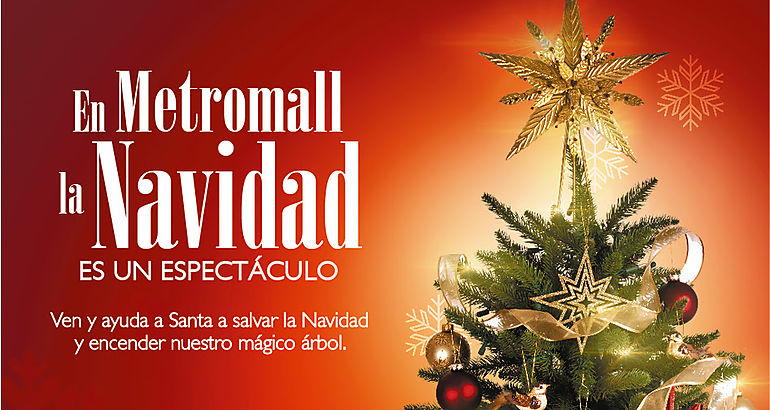 invitacion navidad metromall