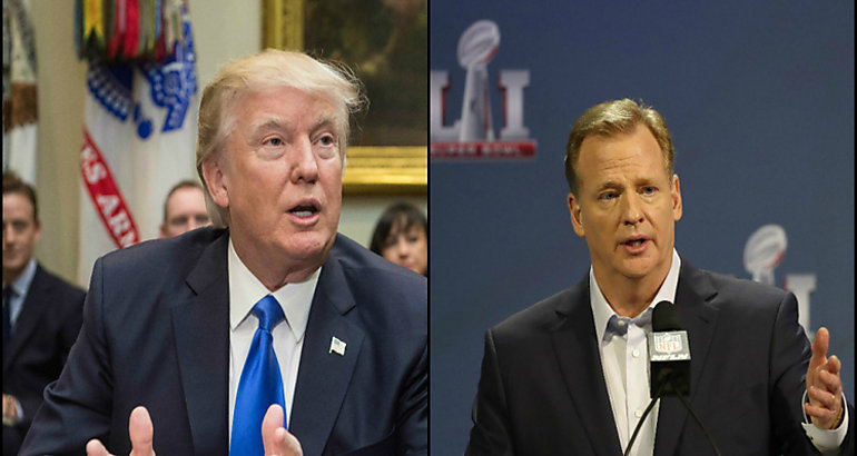 Donald Trump vs Roger Goodell