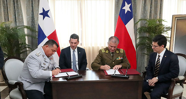 Instituciones de seguridad de Panam y Chile sostienen encuentro bilateral 