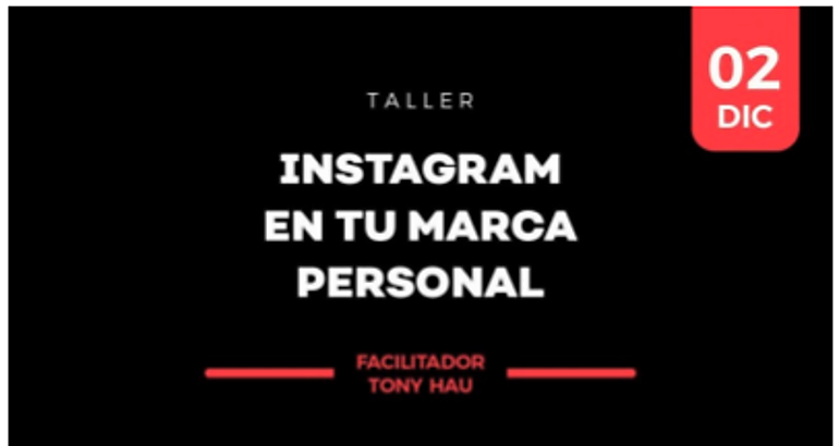 Taller Instagram en tu marca personal