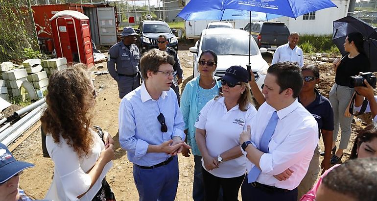 Ministro Rubio inspecciona proyectos del MinGob en Pacora 