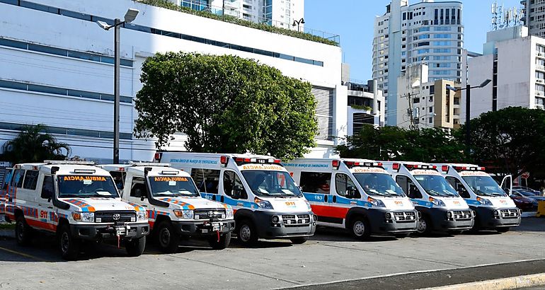 Nuevas ambulancias para el 911