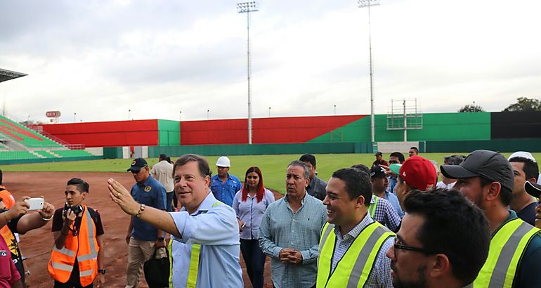 Presidente Varela recorrido obras en la provincia de Chiriqu