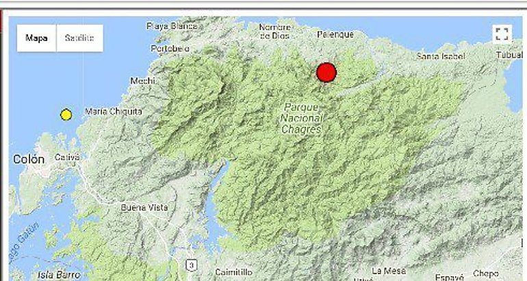 Temblor  de 54 sentido en la ciudad de Panam 