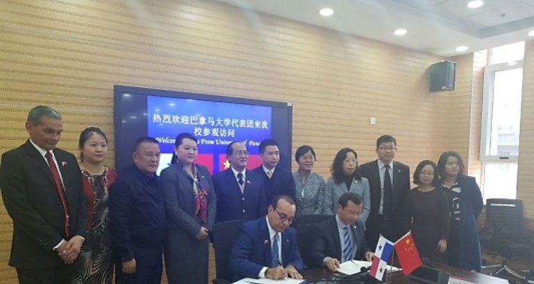 Universidad de Panam firma convenio de cooperacin con Beijing International Studies University