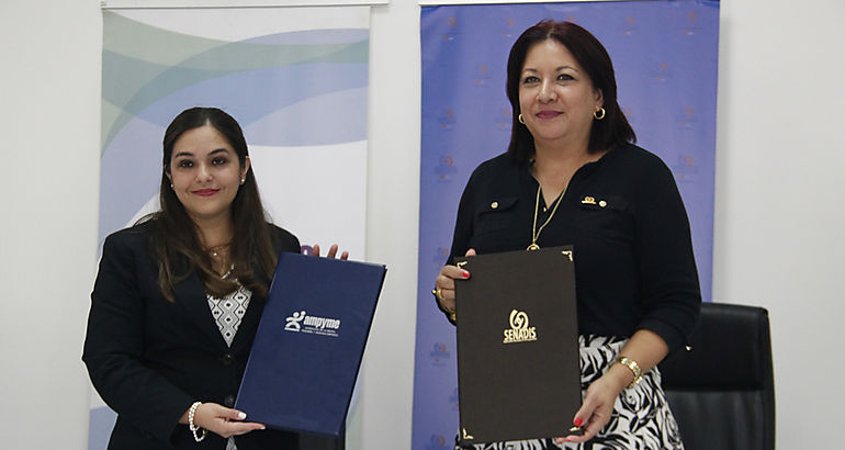 AMPYME y SENADIS firman convenio 