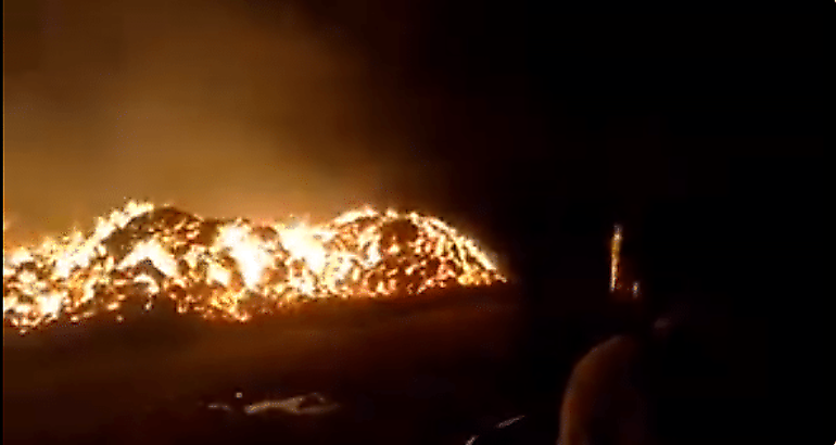 Incendio forestal en el Coco de Penonom 