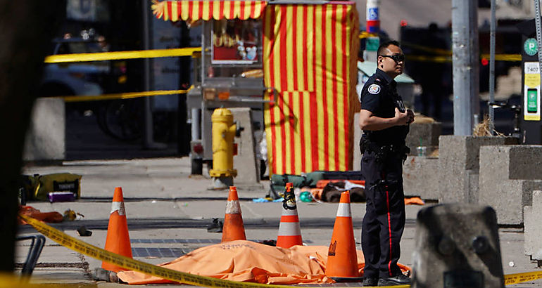 atropello masivo en Toronto