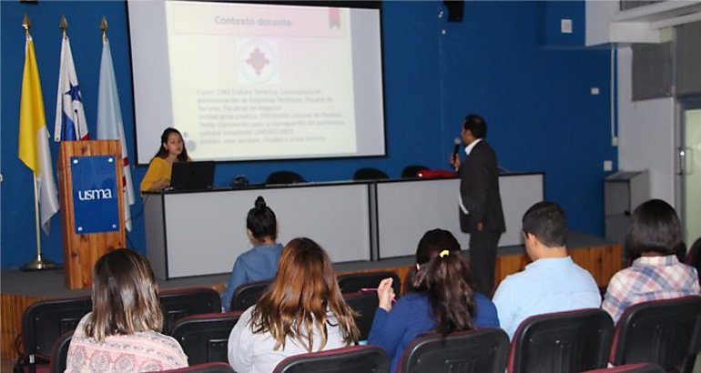 Estudiantes de la USMA conocen sobre festividades panameas