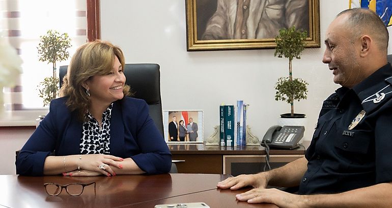 Procuradora General recibi visita del nuevo Director de la Polica Nacional