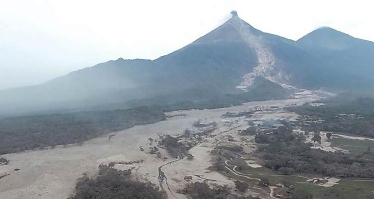 Guatemala tras erupcin de volcn de Fuego