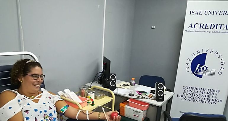 ISAE realiza jornada de donacin de sangre