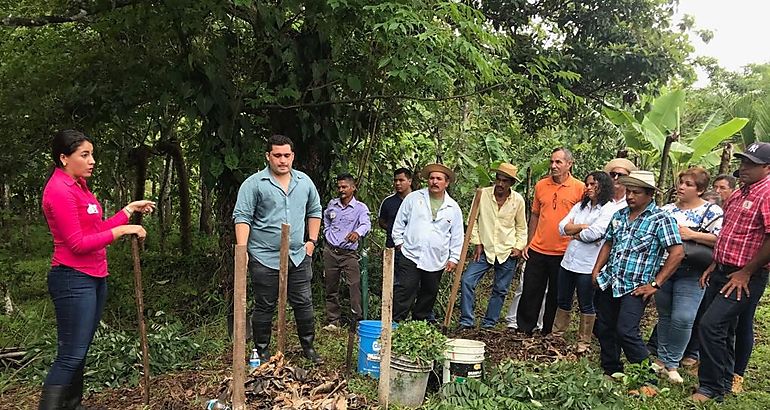 Clausur el convenio del Proyecto de Caf en Los Santos 