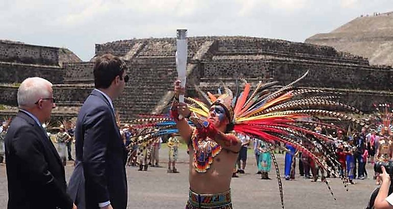 Colombia recibe la antorcha de los Juegos Centroamericanos