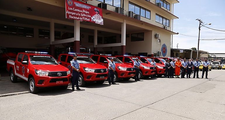 flota vehicular de los bomberos 