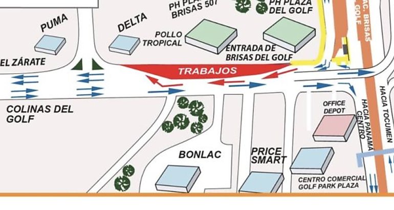 Inversin de carriles en la Av Manuel F Zarate Brisas del Golf por trabajos de soterramiento en lnea de alta tensin 