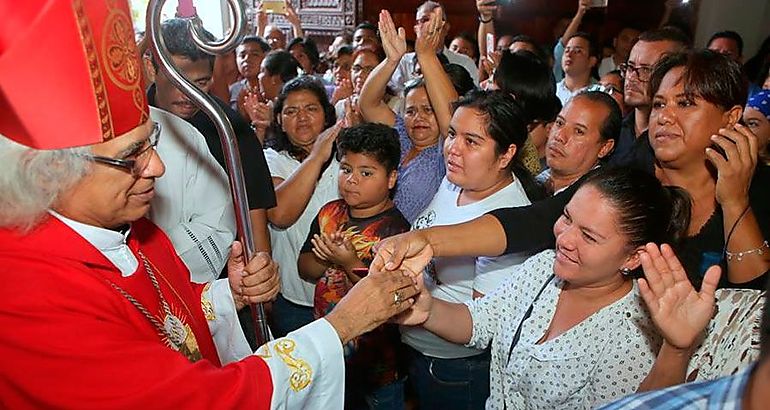 El Arzobispo de Managua Cardenal Leopoldo Brenes