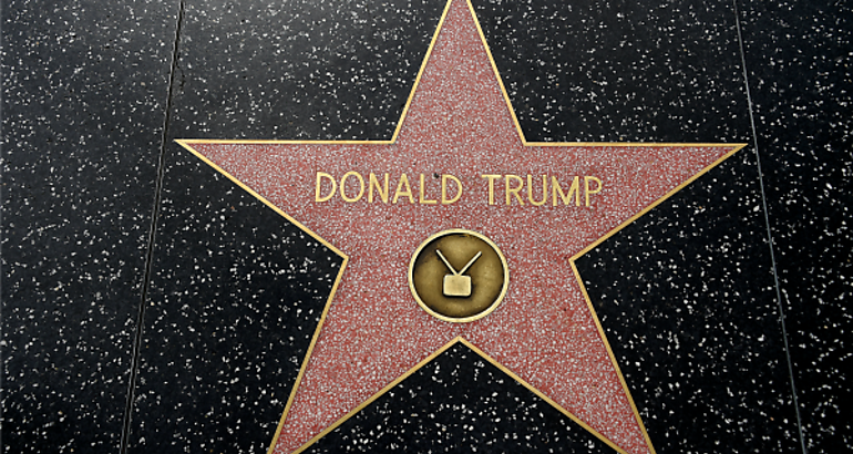 Estrella de Trump en Paseo de la Fama de Hollywood