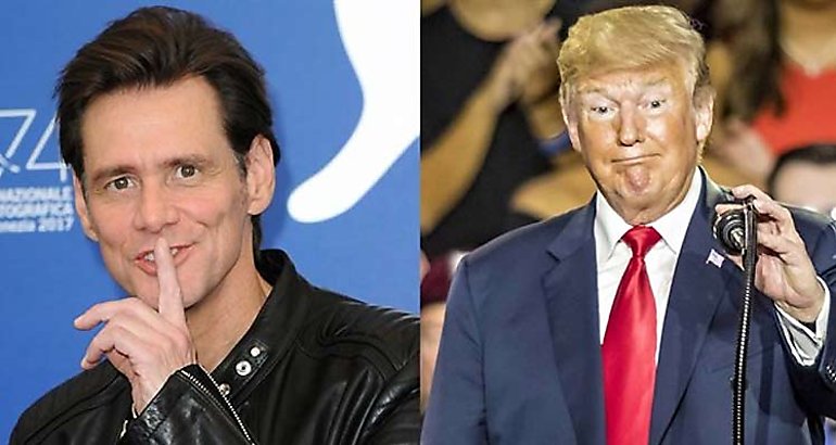 Jim Carrey se burla de Donald Trump 