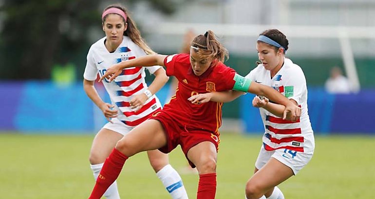 La seleccin femenina sub20 de Espaa 