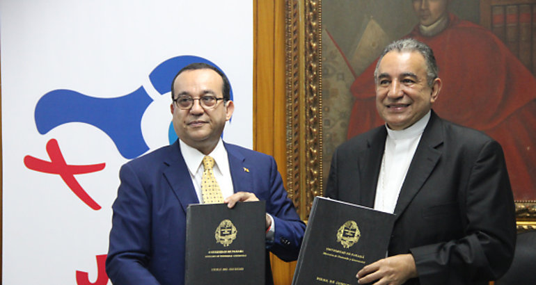 El Rector de la UP firma convenio de cooperacin cultural con la Fundacin JMJ 2019