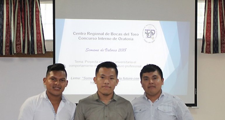 UTP de Bocas del Toro escoge representante  para el Concurso Nacional de Oratoria UTP 2018