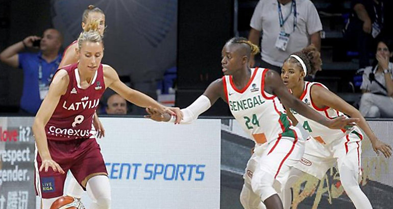 Senegal sorprende en Mundial f de baloncesto