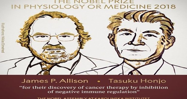 Los inmunlogos James P Allison y Tasuku Honjo ganaron el Nobel de Medicina de este 2018