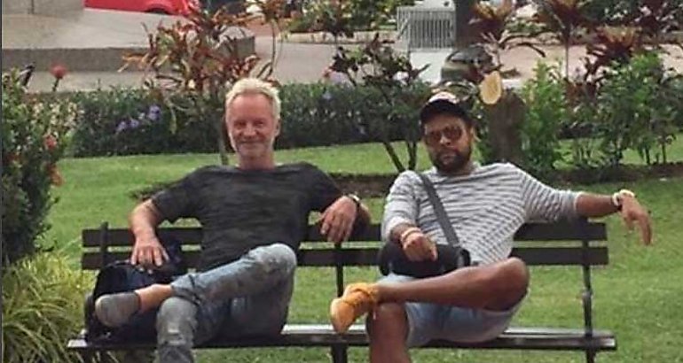 Sting y Shaggy visitaron el Casco Antiguo de Panam