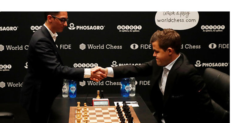 Carlsen y Caruana