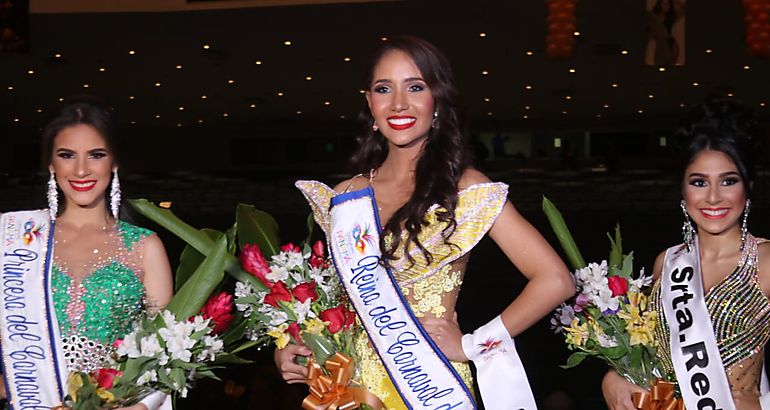 Valerie Falcn fue electa reina del Carnaval Panam un pas en fiesta 2019