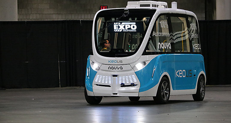 Keolis and Navya Autonomous Shared Ride Vehicle